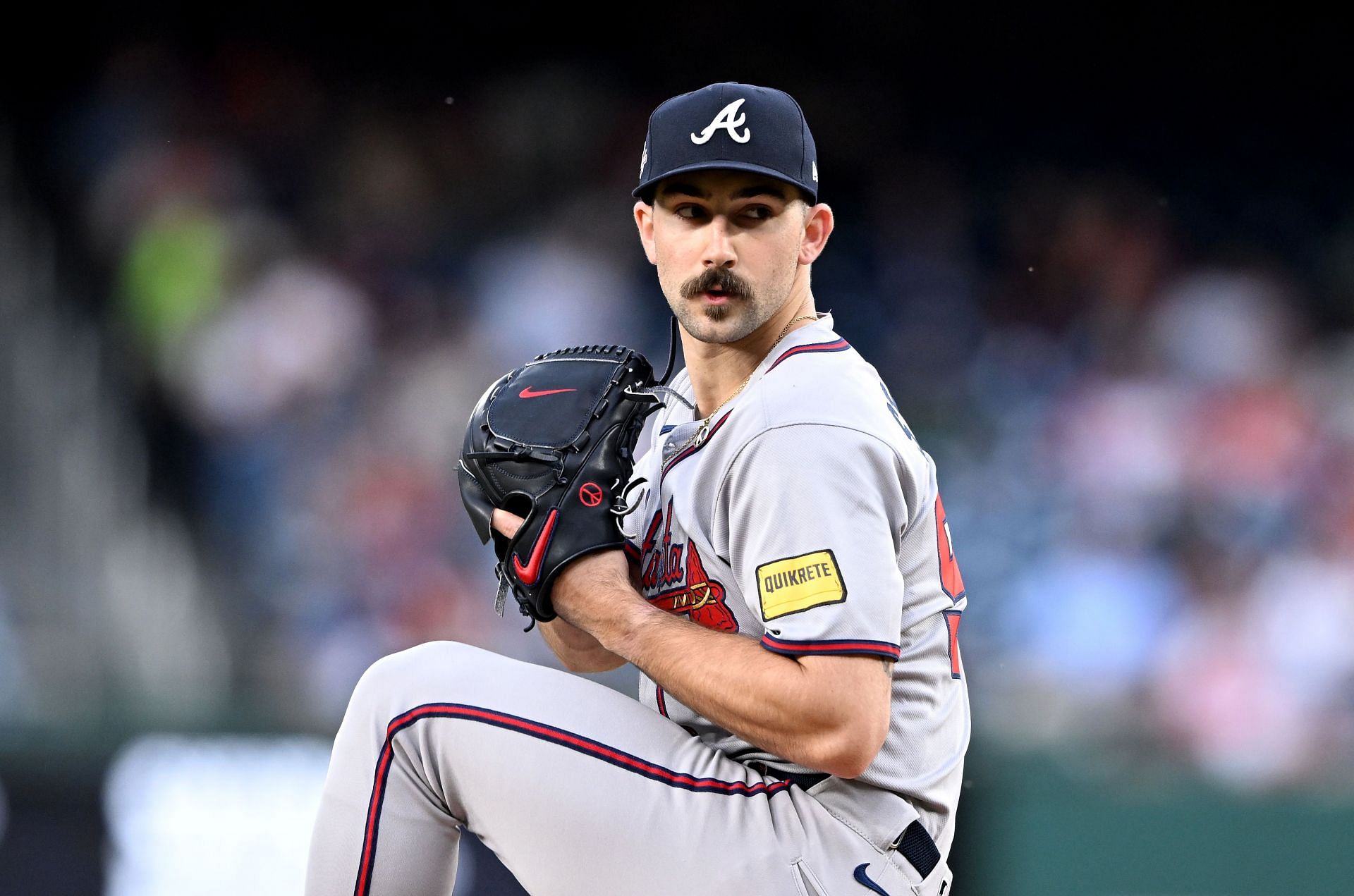 Spencer Strider is on the mound today (Getty)